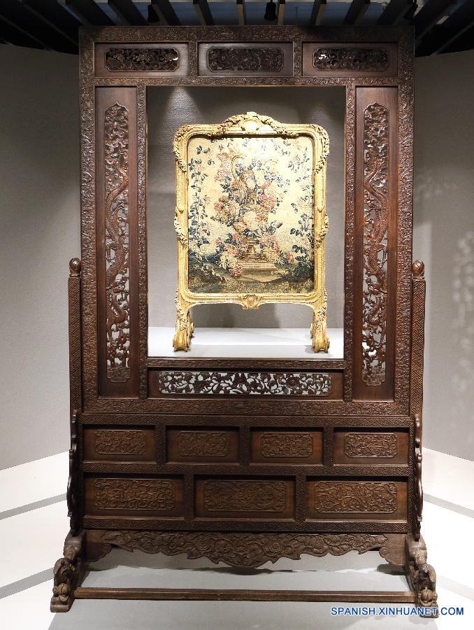 Exposición de muebles sino-francesa del siglo XVIII en Hong Kong 7