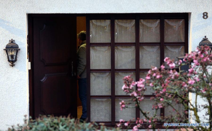 Policía vigila casa de copiloto de Germanwings en oeste de Alemania