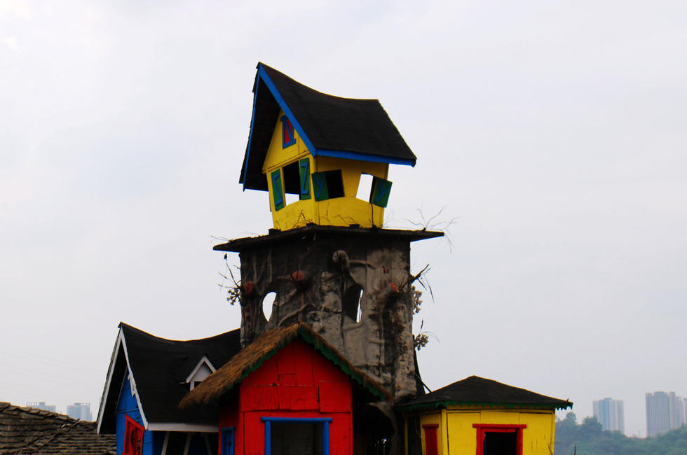 Una casa de "cuento de hadas" en Chongqing