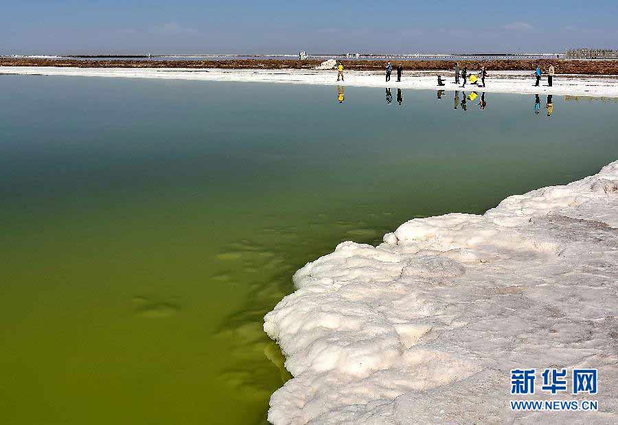 Lago Chaka en Wulan, provincia de Qinghai. (Foto: Song Wang)