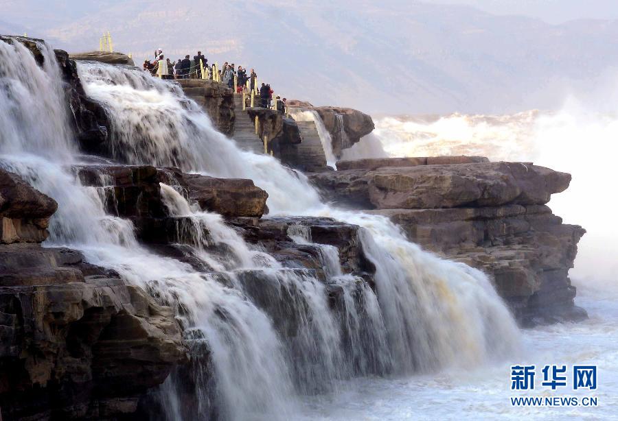 Cascada de Hukou, ubicada en una sección del Río Amarillo, provincia de Shanxi. (Foto: Song Wang)
