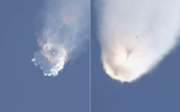 Explota el cohete Falcon 9 de SpaceX tras su despegue