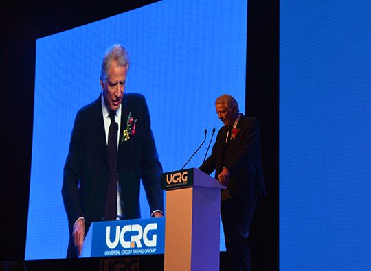 Dominique de Villepin, ex primer ministro de Francia y presidente del Consejo Internacional Consultivo del UCRG dio un discurso en la ceremonia inaugural.