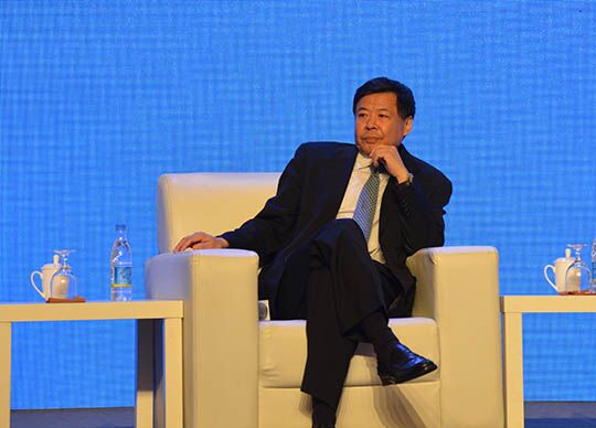 El viceministro chino de Finanzas, Zhu Guangyao asistió al panel de discusión en el Foro Mundial de la Clasificación del Crédito el 29 de junio en Beijing.
