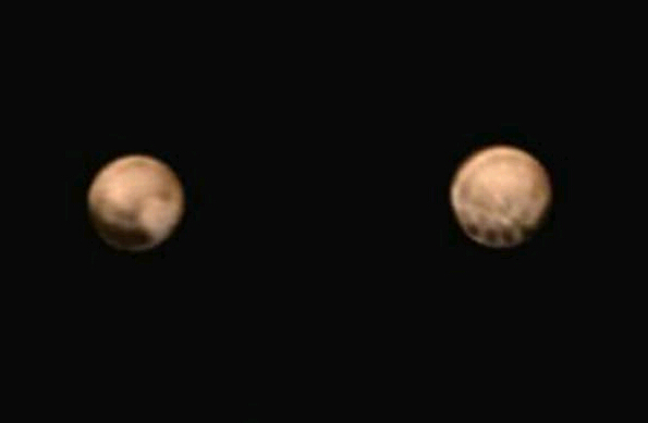 Detectan extraños puntos oscuros en Plutón