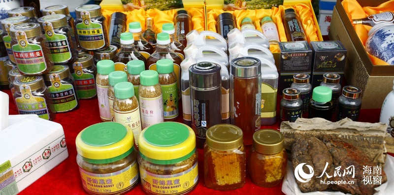 Los productos de la empresa de Chen Changzhuo en Hainan. (Foto/Pueblo en Línea)