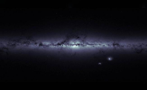 GAIA toma una 'inusual' imagen de la Vía Láctea