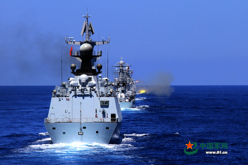 Flota china realiza ejercicios en mar complejo