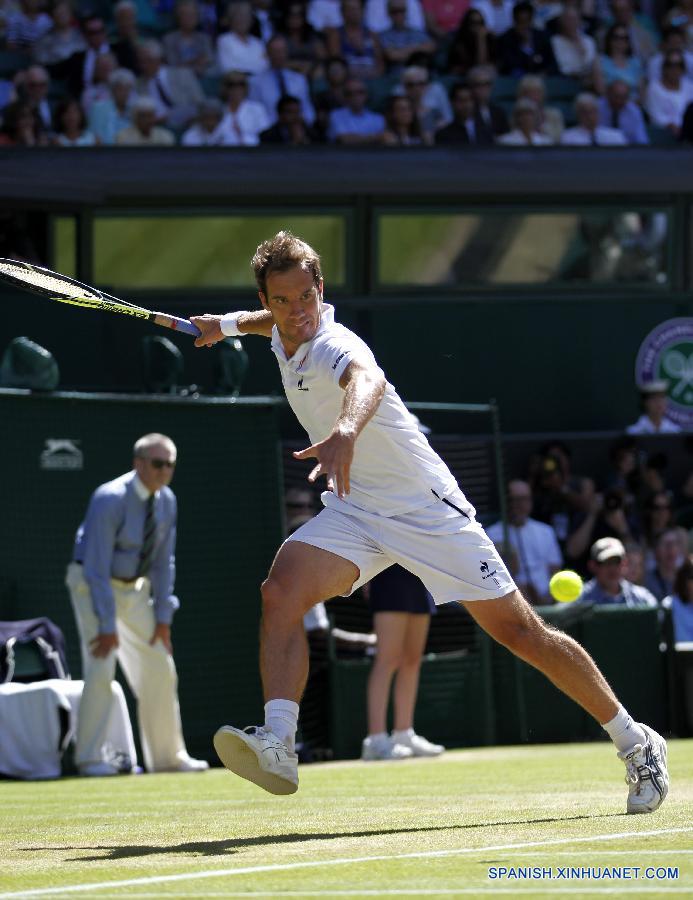 Tenis: Djokovic vence a Gasquet para llegar a final de Wimbledon