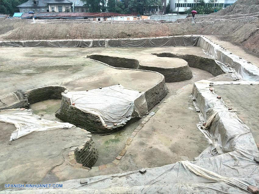 Descubierto jardín budista de hace 1.200 años en Chengdú