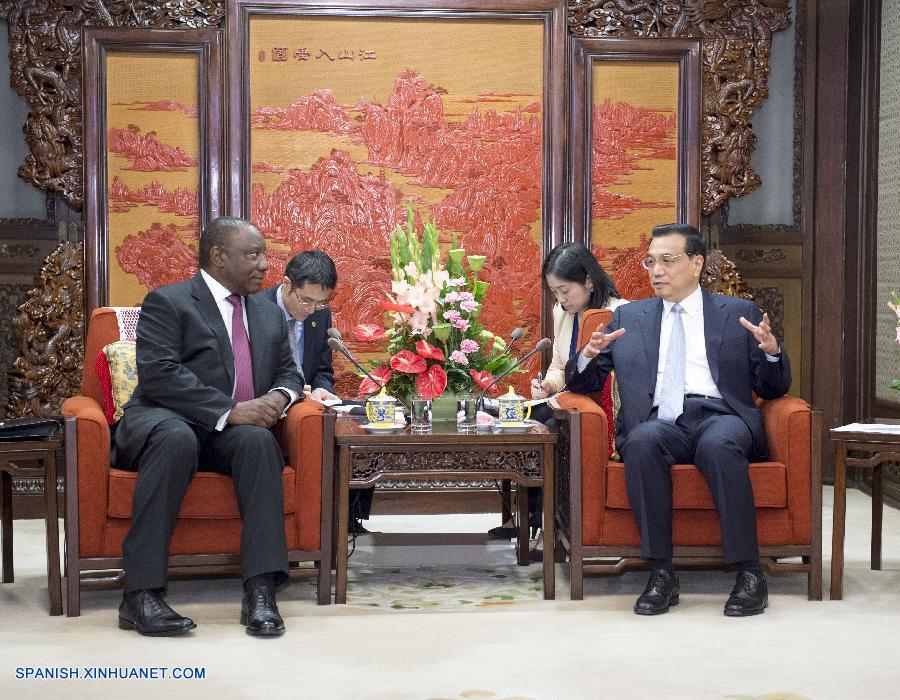 Primer ministro chino se reúne con vicepresidente sudafricano 2