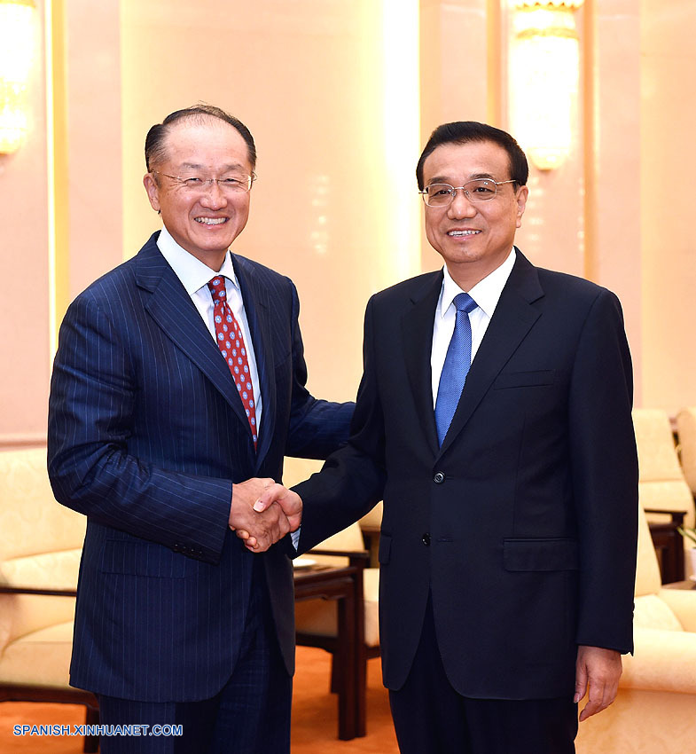 PM chino se reúne con presidente de Banco Mundial 2