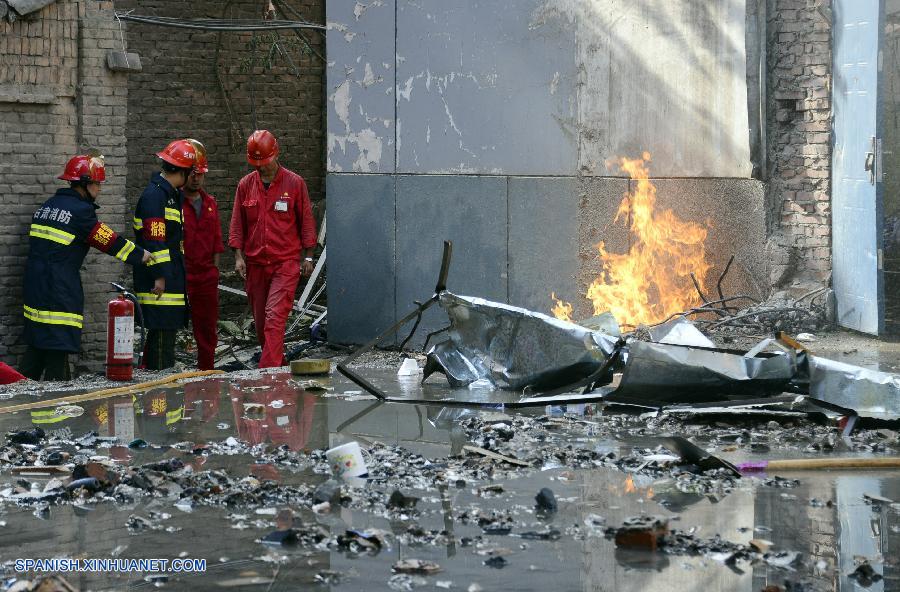 Explosión de gas en dormitorio universitario deja 17 heridos en noroeste de China 3