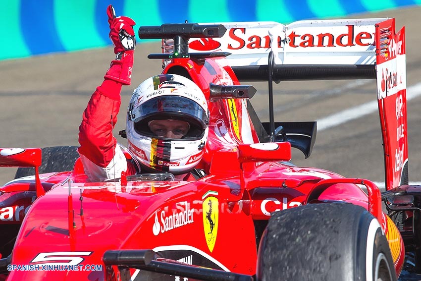 Sebestian Vettel de Ferrari gana Grand Prix de Hungría