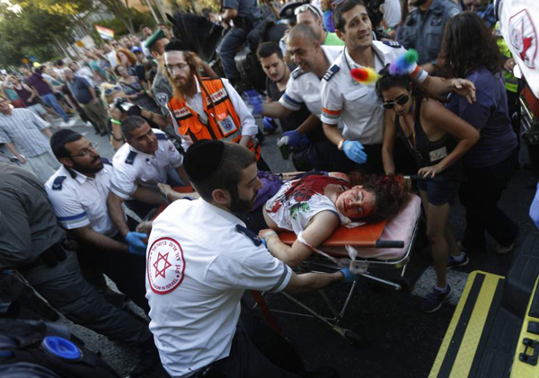 Un ultraotrodoxo apuñala a seis personas en el «Orgullo gay» en Jerusalén