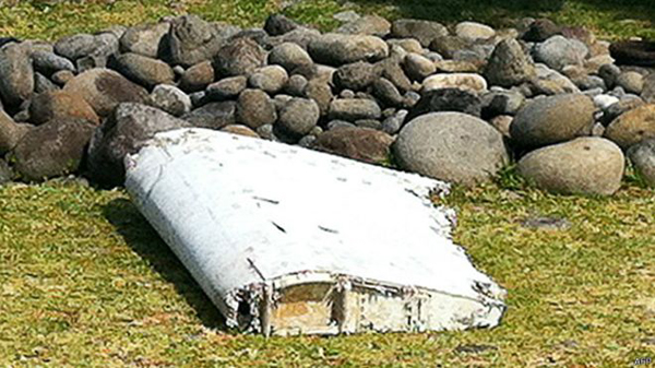Los restos hallados en el Índico podrían ser del avión de Malaysia Airlines MH370