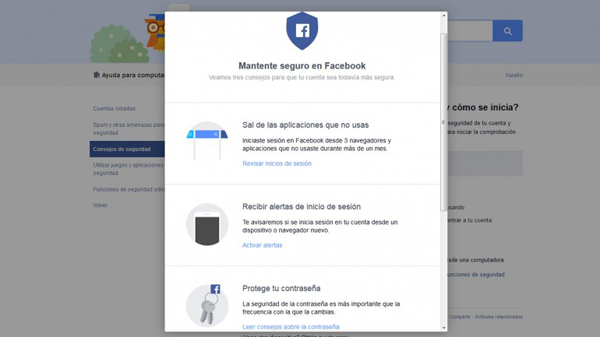 Facebook lanzó una herramienta para proteger las cuentas