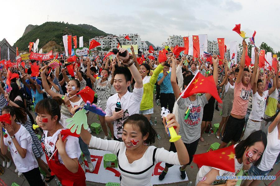 Chinos confiados y alegres celebran JJOO de Invierno 2022 en Beijing 4