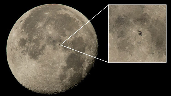 ¿Qué se oculta en esta foto de la Luna?