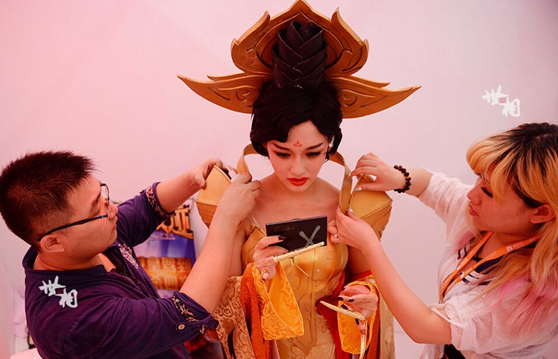 Modelo de “cosplay” participa en ChinaJoy
