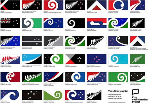 Nueva Zelanda escoge una nueva bandera entre 10.000 diseños
