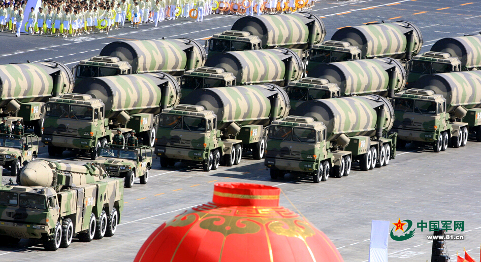 Impresionantes misiles chinos