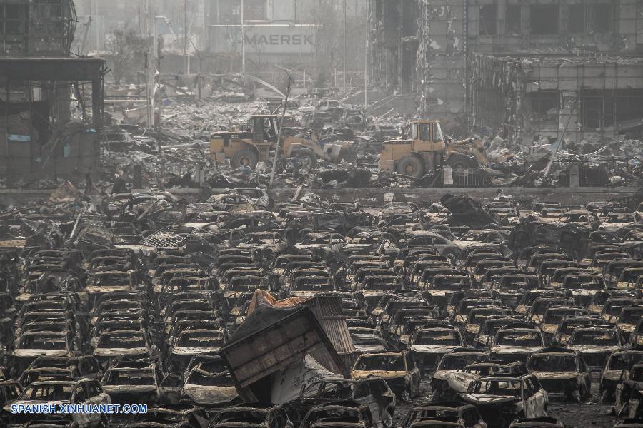 Se eleva a 114 número de muertos por explosiones en Tianjin y hay 70 desaparecidos