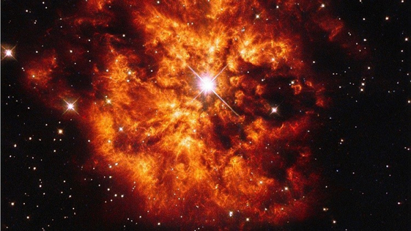 El telescopio Hubble capta una estrella masiva