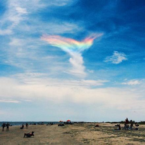Aparece un extraño “arcoíris de fuego” en Carolina del Sur