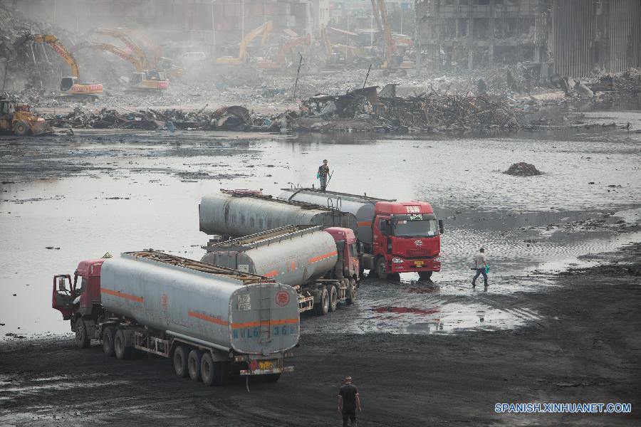 Detenidos 12 sospechosos por explosiones en Tianjin