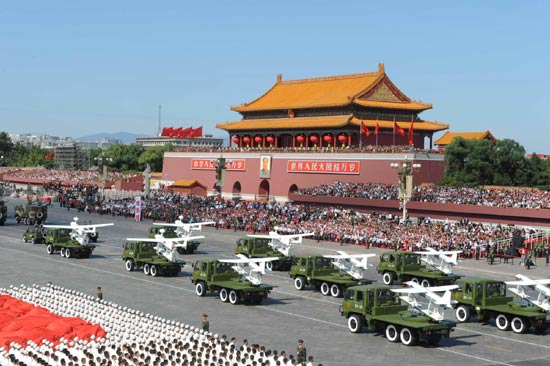 El desfile militar en China demostrará el poder de la paz