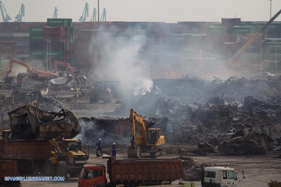 Sube a 150 número de víctimas mortales en explosiones de Tianjin