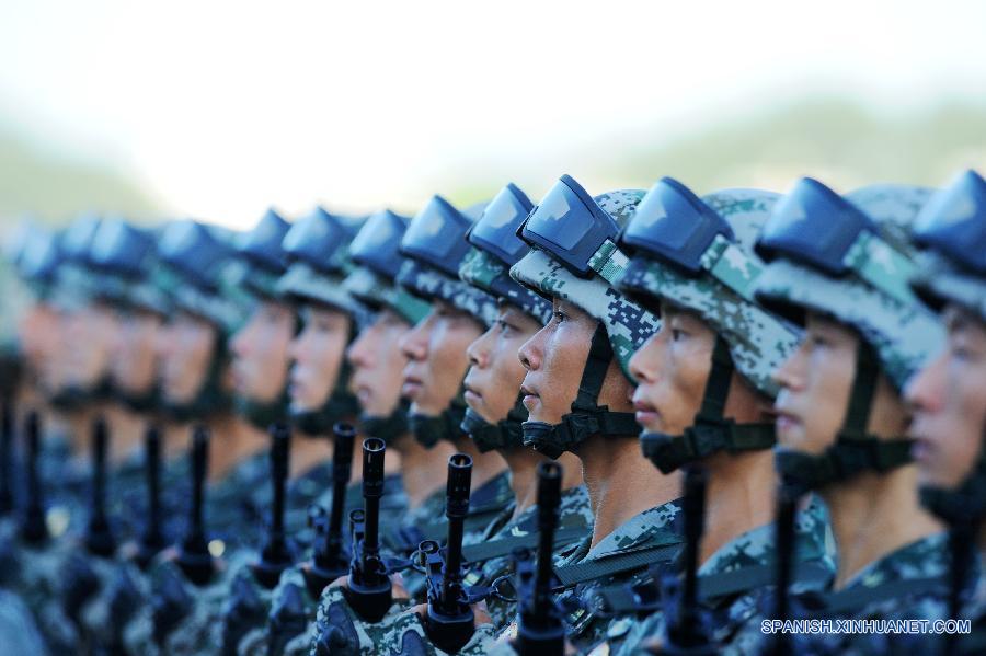Tropas listas para desfile del Día de la Victoria de China