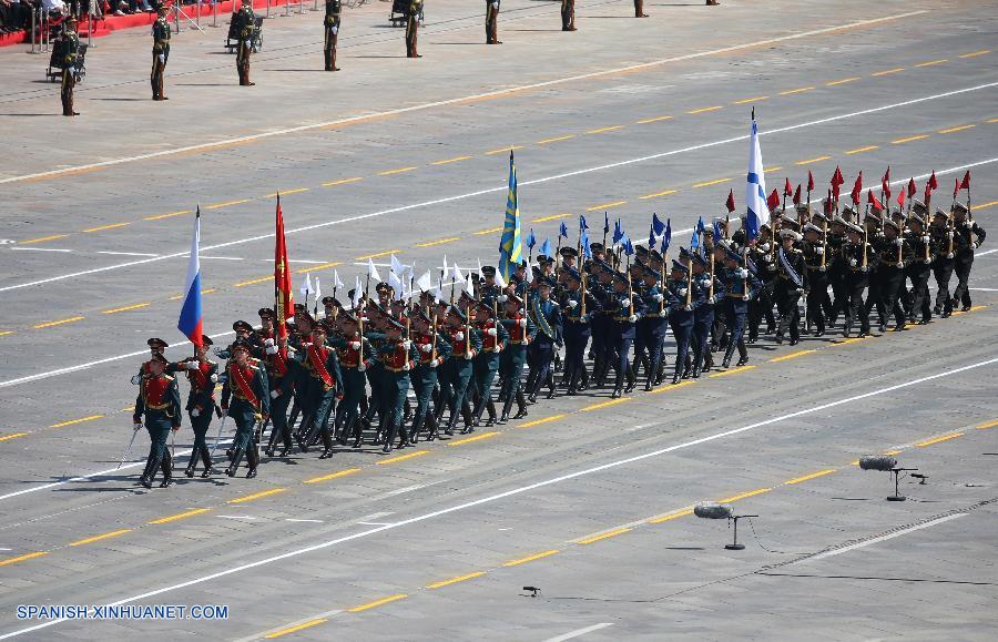 Tropas rusas debutan en desfile por el Día de la Victoria de China