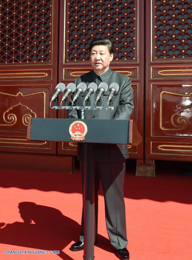 Texto íntegro del discurso del presidente chino en conmemoración del 70º aniversario del fin de Guerra Antifascista Mundial