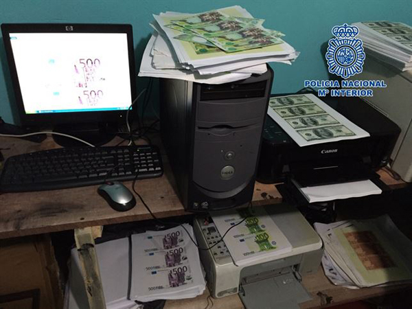 Desmantelan en Colombia una imprenta de dinero falso