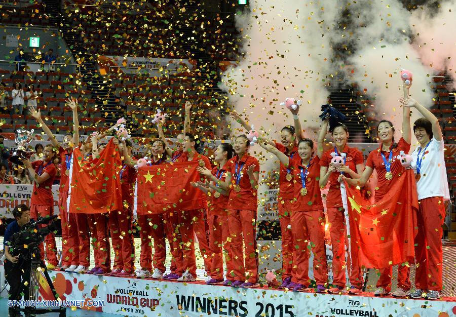 Voleibol: Lang Ping guía a China a cuarto título de Copa Mundial