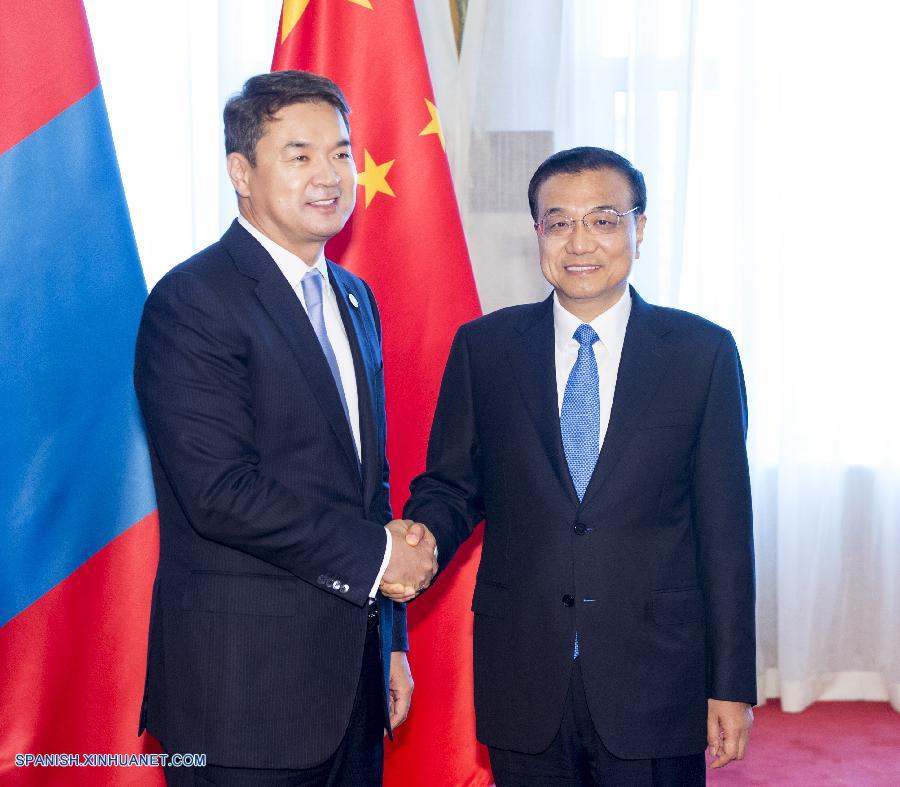 Primer ministro chino se reúne con su homólogo mongol