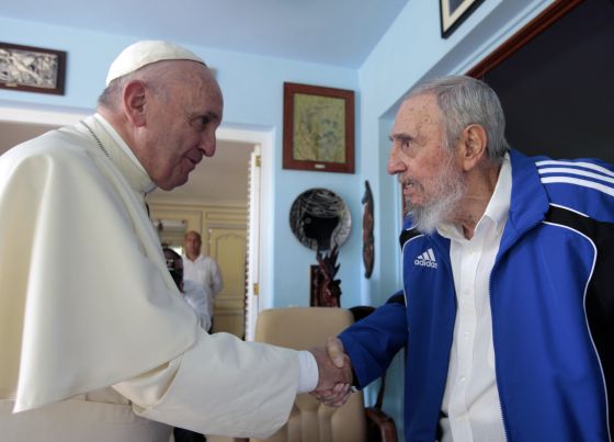 El papa Francisco visitó al Comandante en Jefe Fidel Castro