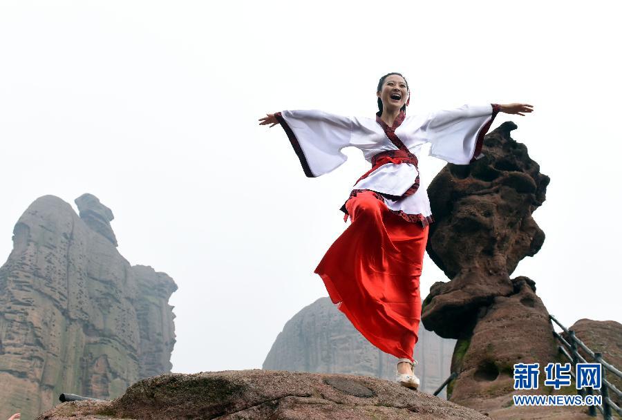 Fiesta cultural de ropa de dinastía Han en Jiangxi