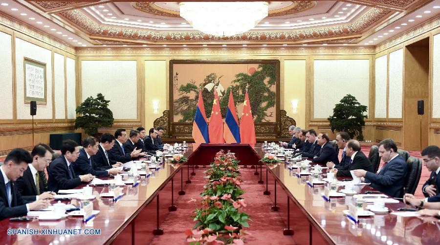 China y Armenia prometen profundizar cooperación en capacidad industrial