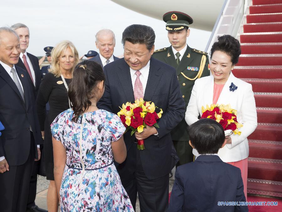 Presidente chino llega a Washington
