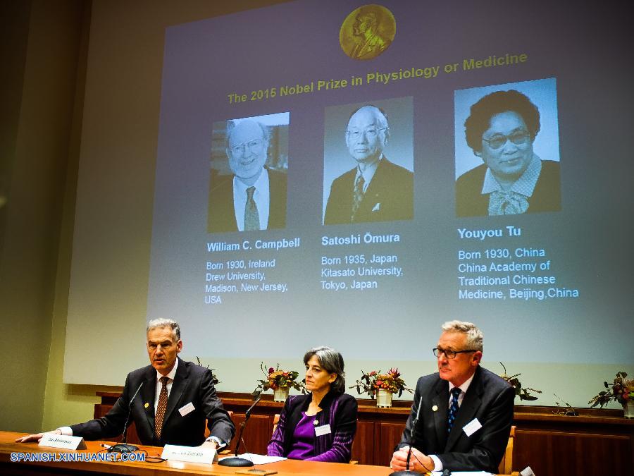 Tres científicos comparten Nobel de Fisiología o Medicina
