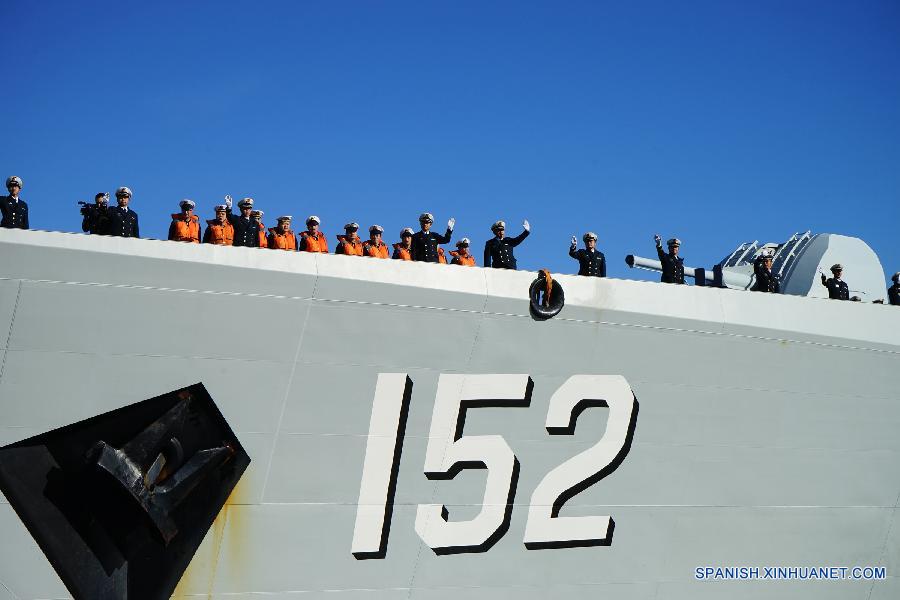 Flotilla de armada china realiza primera visita a Polonia