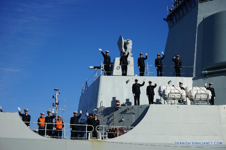 Flotilla de armada china realiza primera visita a Polonia