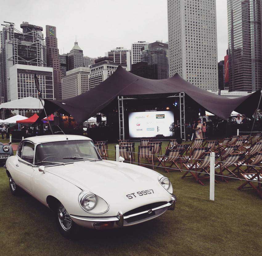 Festival de coches clásicos en Hong Kong