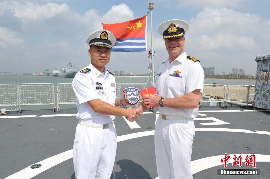 Ejercicio naval conjunto entre China y Francia