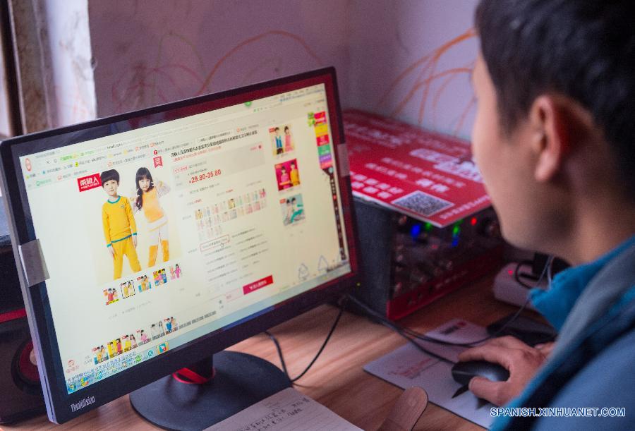 Aldeanos chinos ya compran y ventan en línea