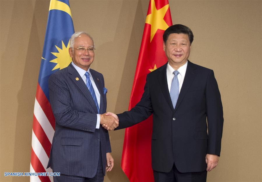 Presidente chino se reúne con primer ministro malasio