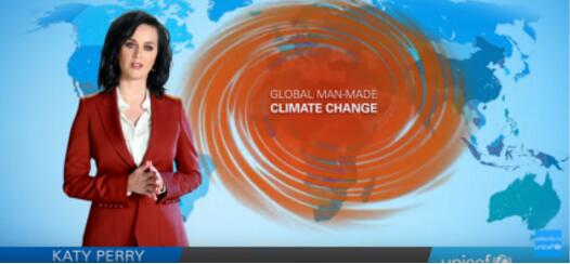 Kate Perry pide acciones contra cambio climático en informe especial sobre clima
